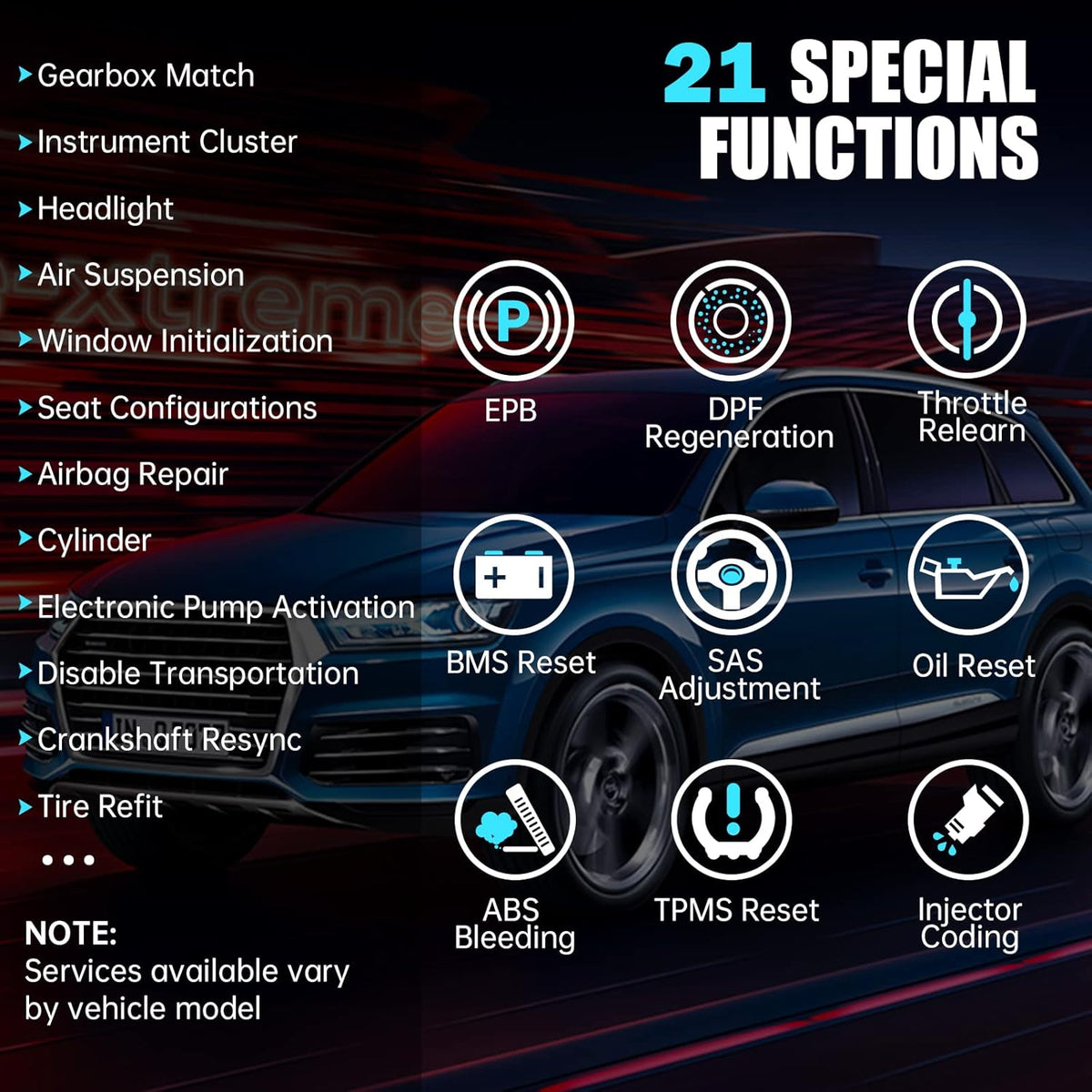 Wireless OBD2 Scanner with All Systems Diagnostics H69702