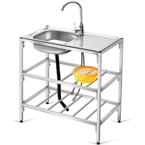 Stainless Steel Single Bowl Utility Sink U224444