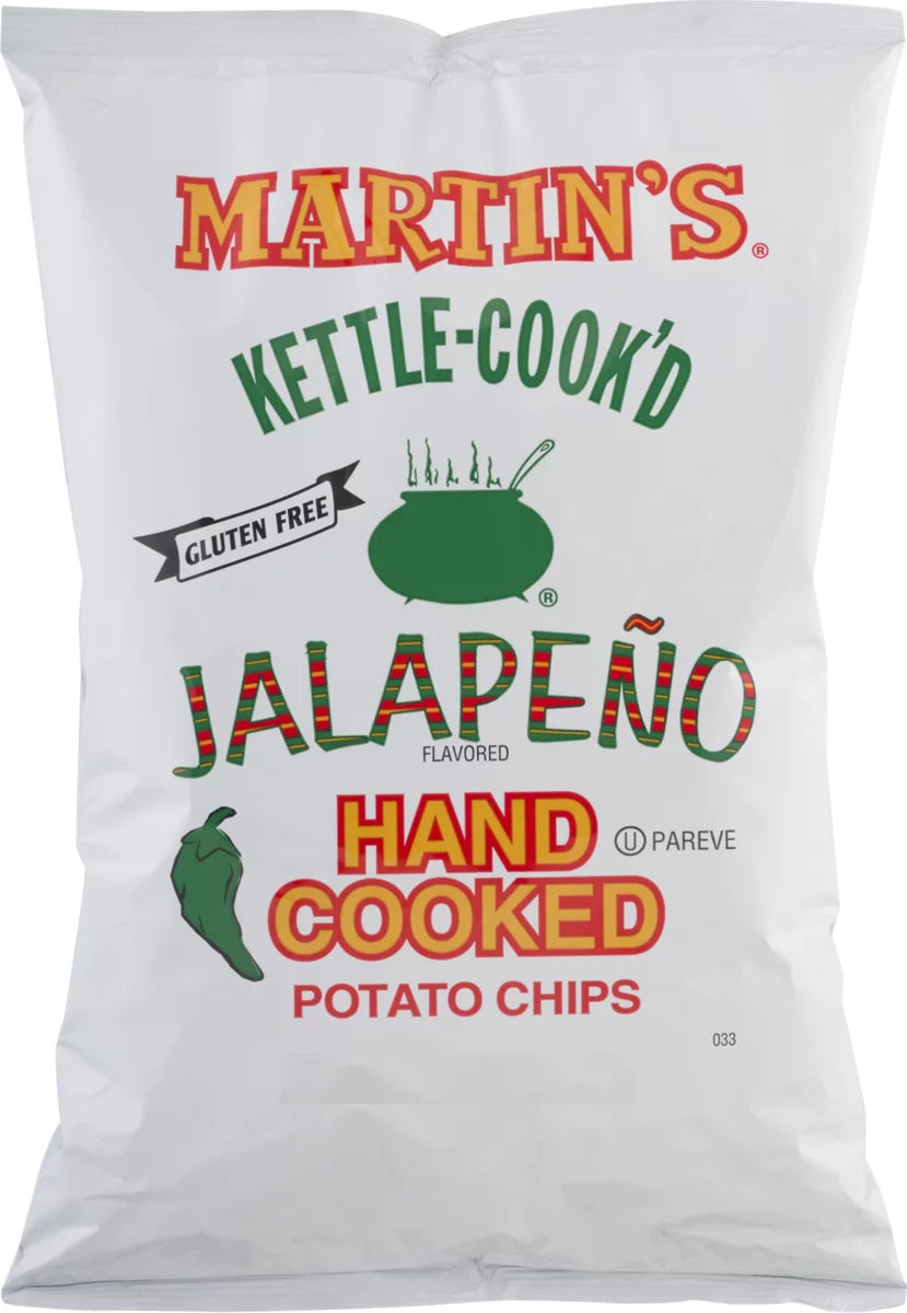 Jalapeno Potato Chips 8 Oz 4 Bags T440
