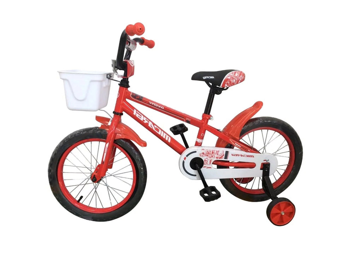 16 BMX Steel Frame Coaster Brake Bicycle with Baskets & Fenders U8662