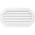 PVC Horizontal Elongated Octagon Gable Vent U279435
