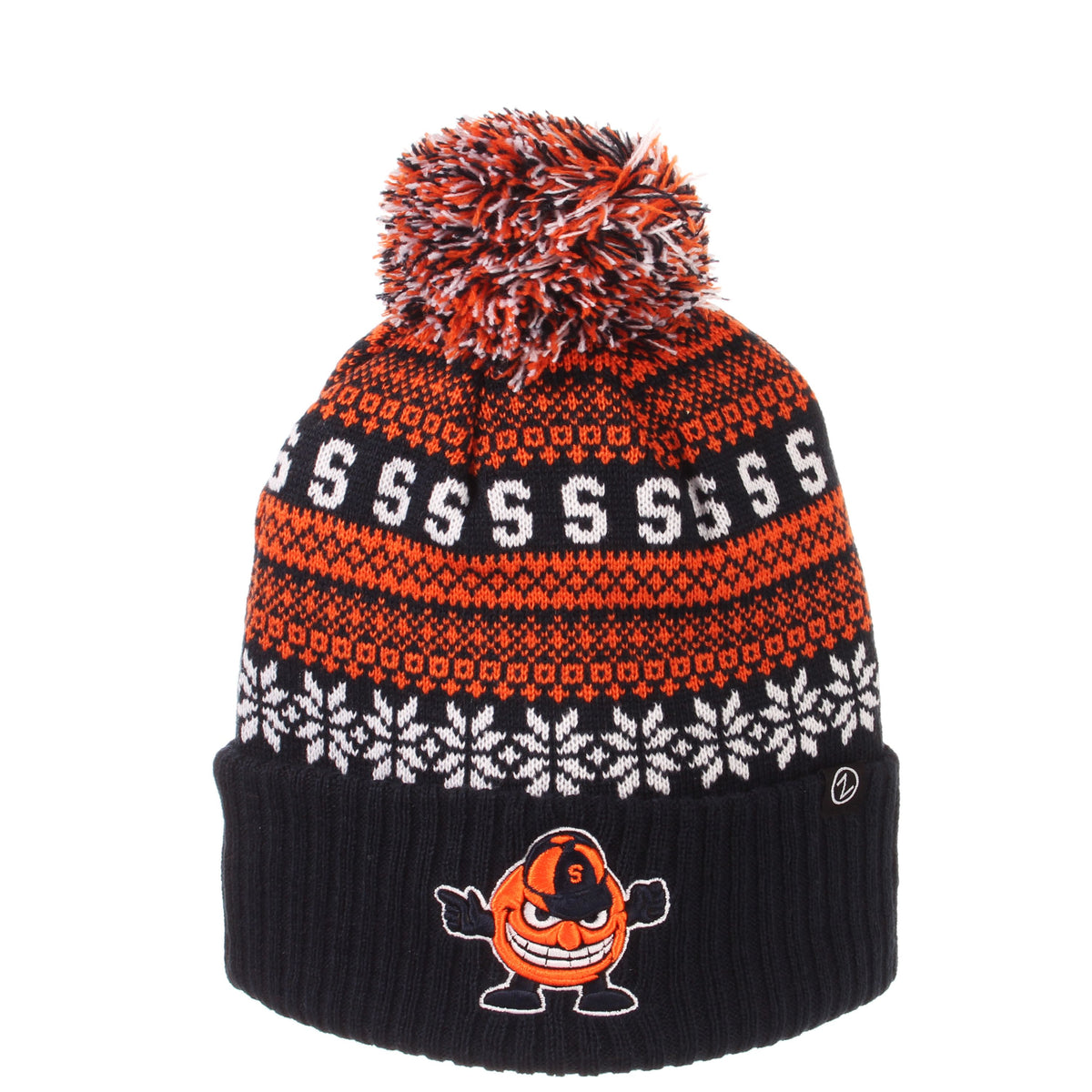 NCAA Carousel Cuffed Knit Beanie Sock Hat Zephyr P3010