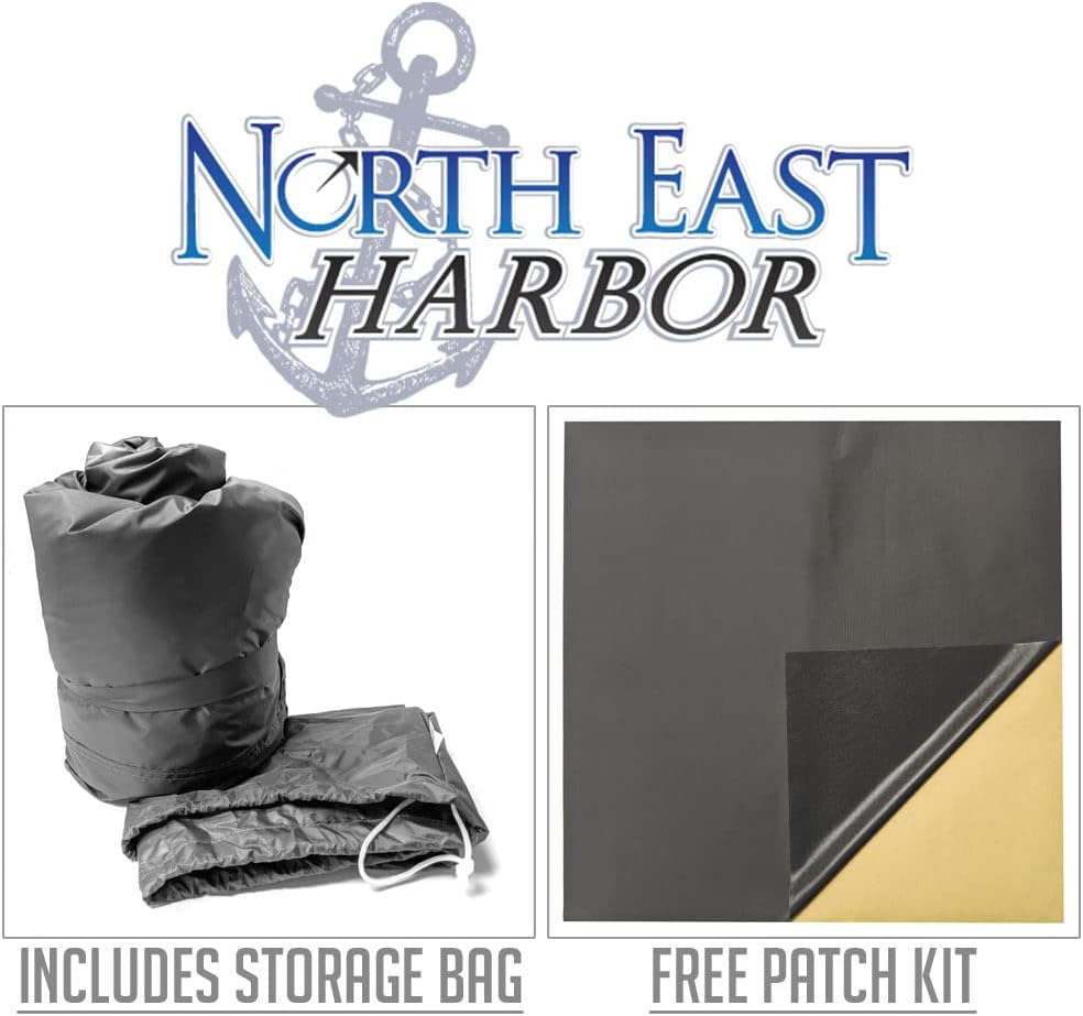 Waterproof RV Fifth Wheel Cover Fits Length 35'-40' with Zippered Panels J859359