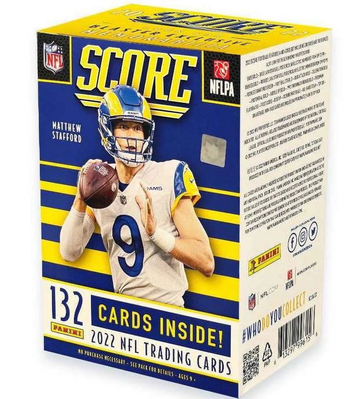 2022 Score Football Trading Card Blaster Box M76355
