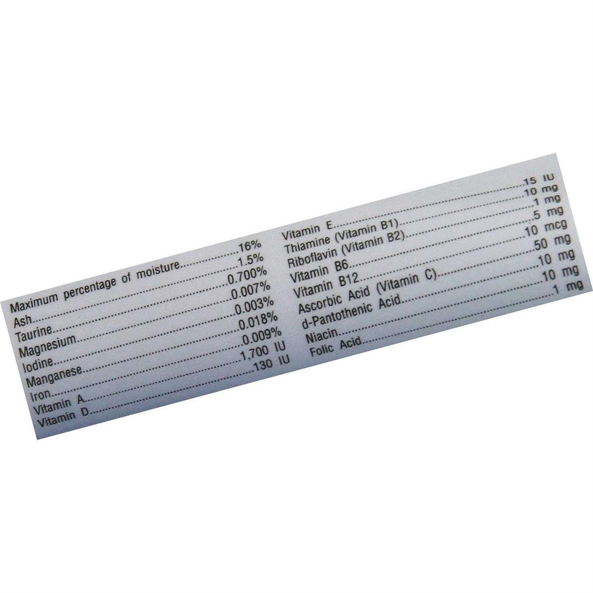 Vitamin Supplement V1615