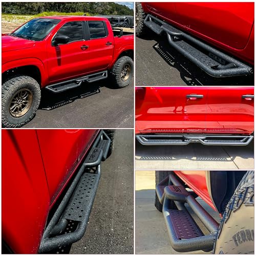 6" Bolt-on Steel Running Boards F4065