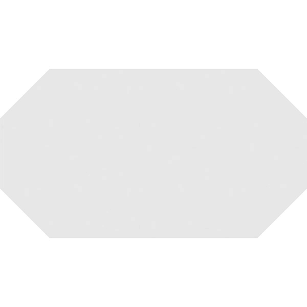 PVC Horizontal Elongated Octagon Gable Vent U279435