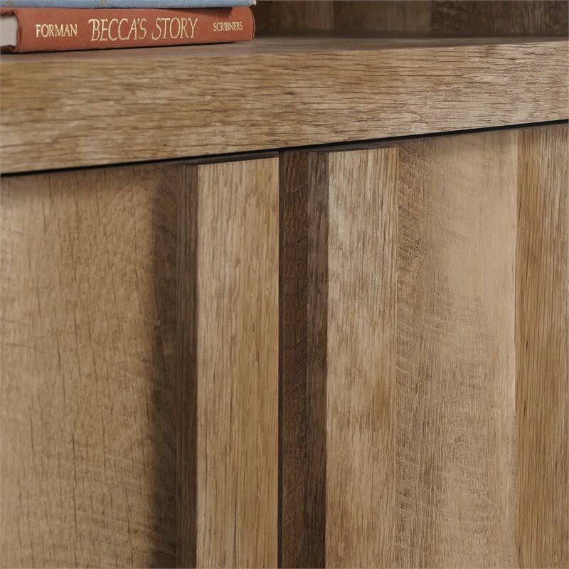 Craftsman Oak Library with Doors L6864