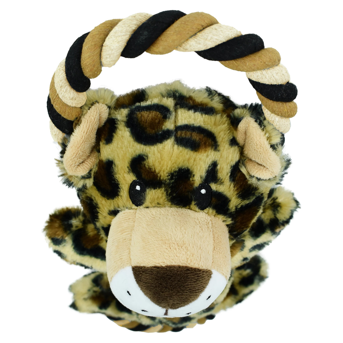 Leopard Dog Toy with Rope D392784