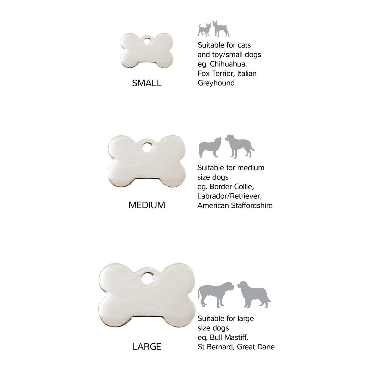 Bone Pet ID Dog Tag G7860