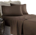 Pima Cotton 4-Piece Bed Sheets Set Queen Size Sateen Weave Z221111