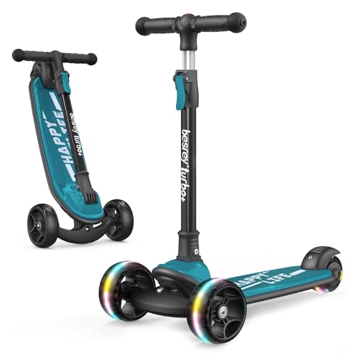 Kick Scooter for Kids 3-Wheel Folding with LED Light Wheels C18772
