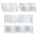 White Blockout Sidewall Kit for 8 ft Sides, 30 ft x 40 ft V68852