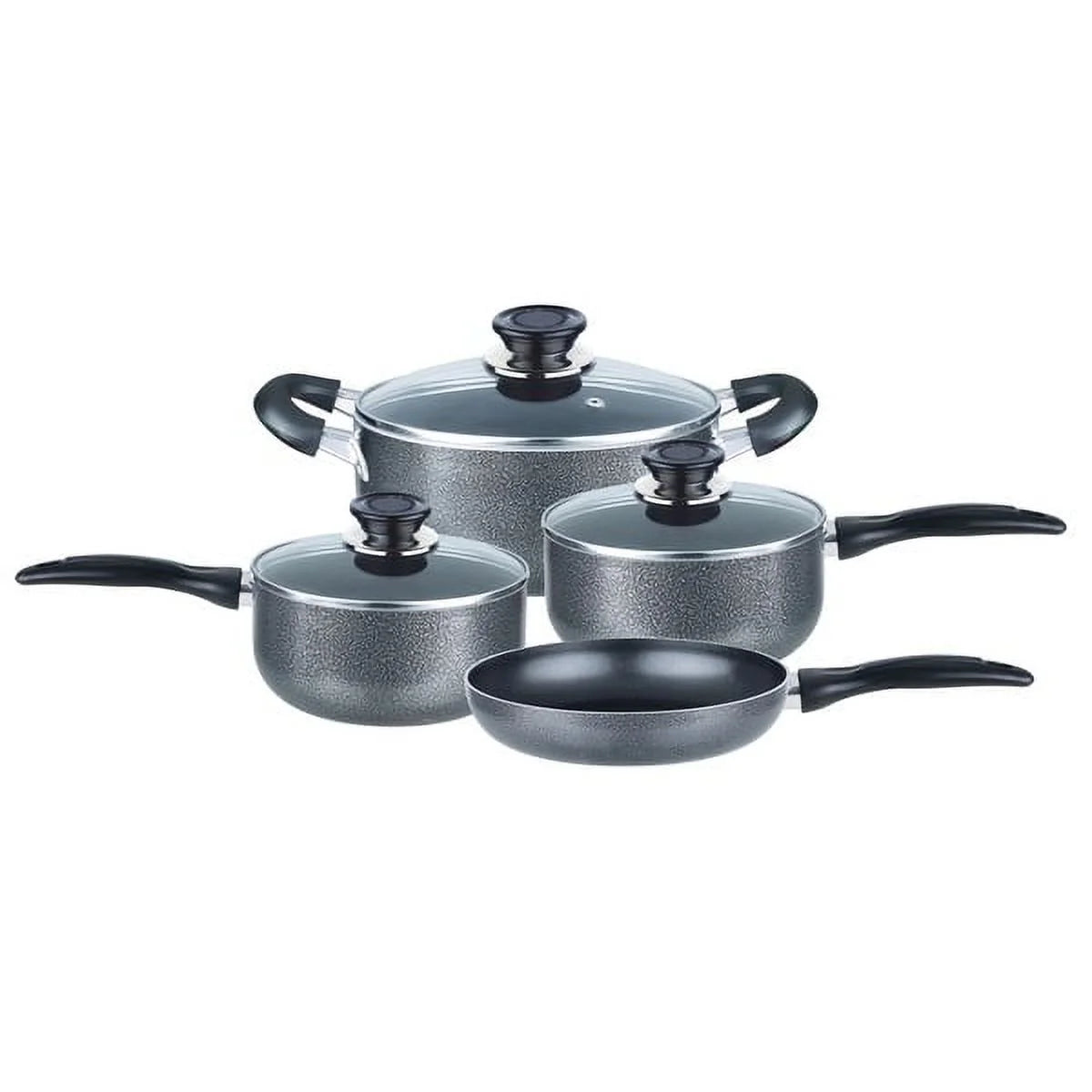 7 Piece Aluminum Non-Stick Cookware Set I841