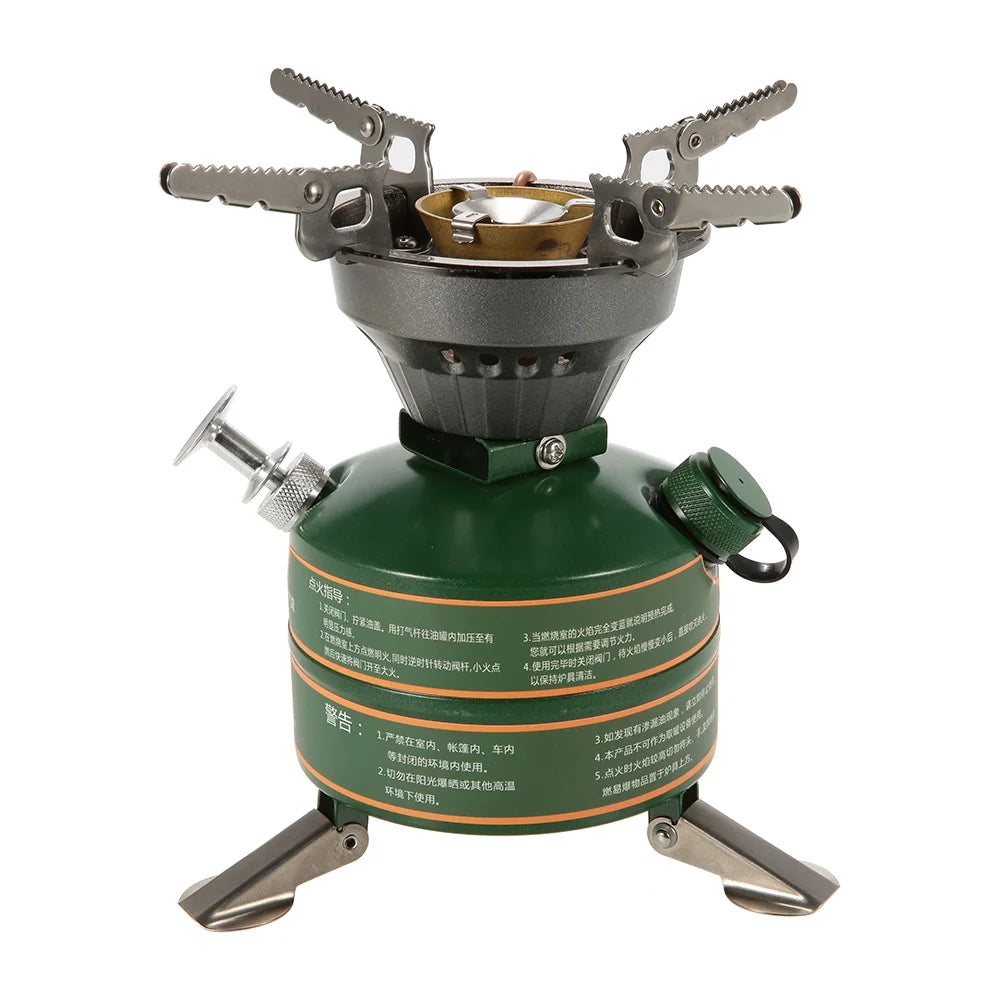 Portable Gasoline-burning Camping Furnace Cooker U723381