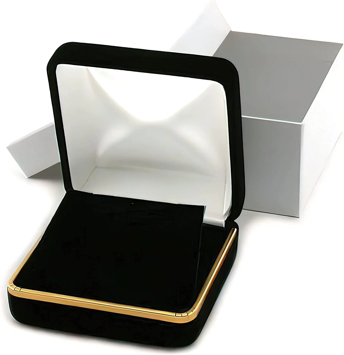 14K Yellow Gold Hollow Half Round Box Chain A8486