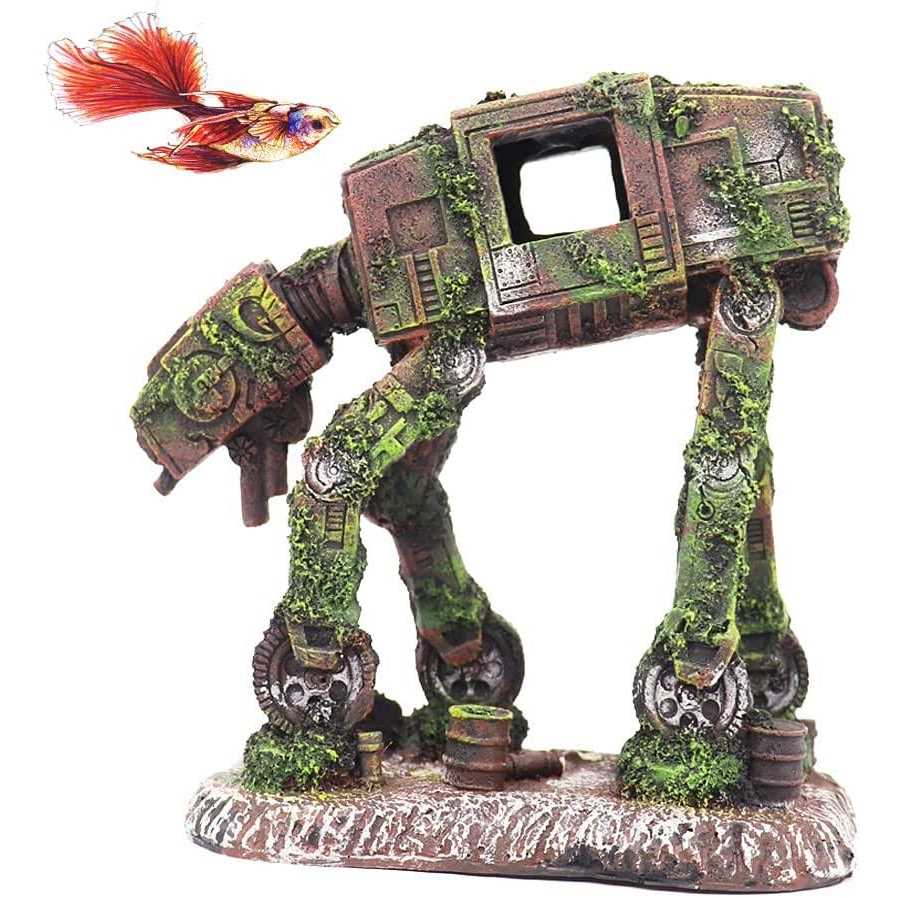 Aquarium Decorations Walking Land Tank Aquarium Ornament W5832