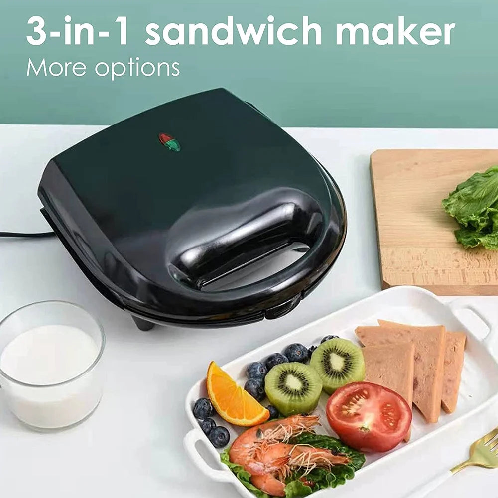 Stainless Steel Electric Baking Pan Sandwich Waffle Maker K750271