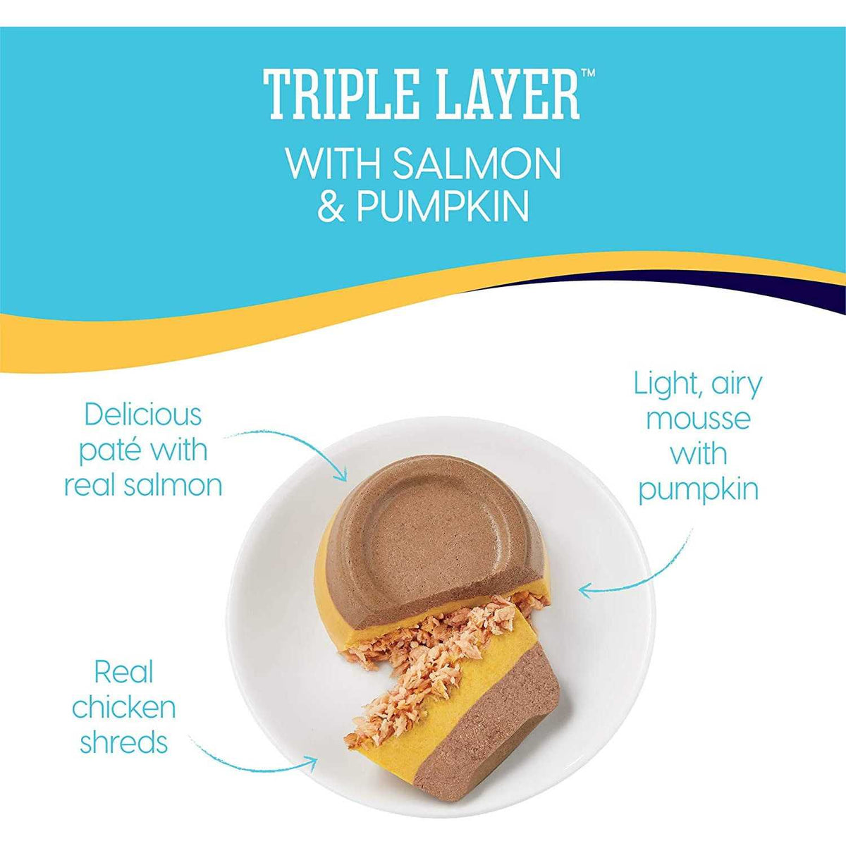 Solid Gold Triple Layer Pate Mousse & Shreds Pumpkin Cat Food K19371