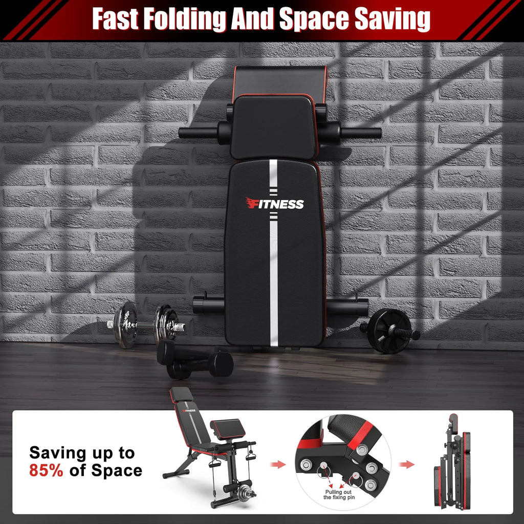 Adjustable Foldable Weight Bench M690