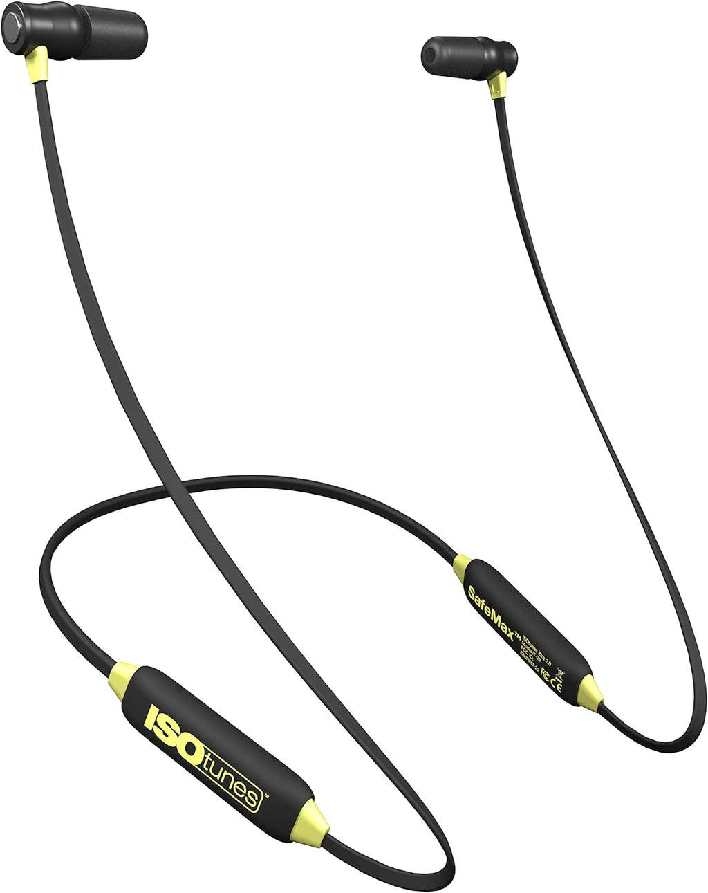 Black Bluetooth Earplug Earbuds with 27 dB NRR V5236