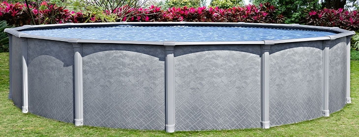 15' Round 54 Resin Protected Steel Wall Above Ground Swimming Pool Q966