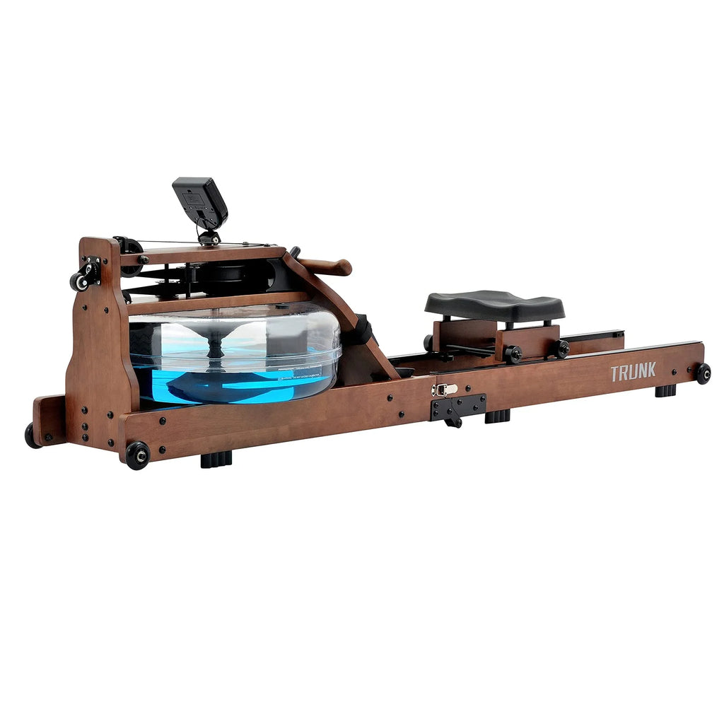 Foldable Solid Wood Water Rowing Machine With LCD Monitor E212528