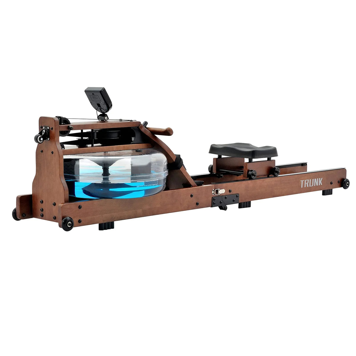 Foldable Solid Wood Water Rowing Machine With LCD Monitor E212528