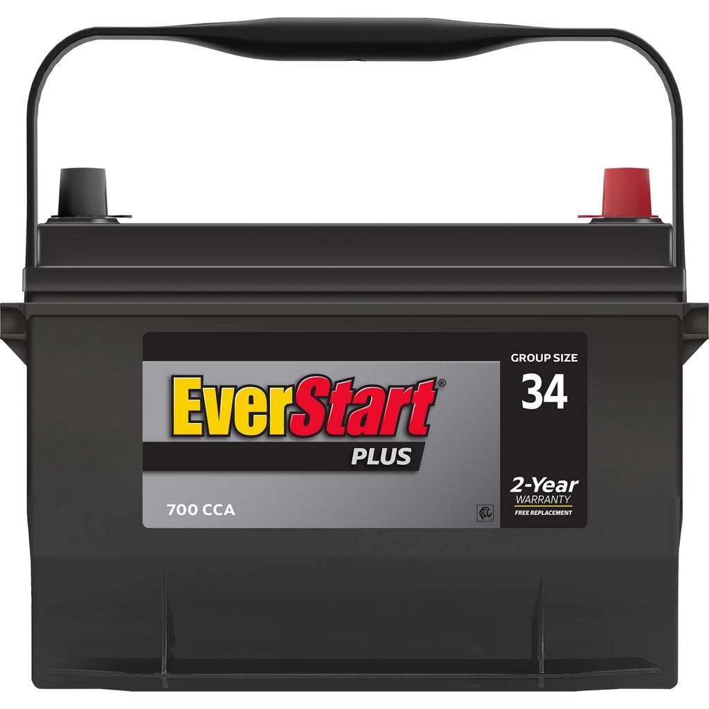 Lead Acid Automotive Battery, Group Size 34 12 Volt, 700 CCA J1465