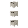 Taupe Garden Hose Reel Hideaway (3 Pack) Q78460