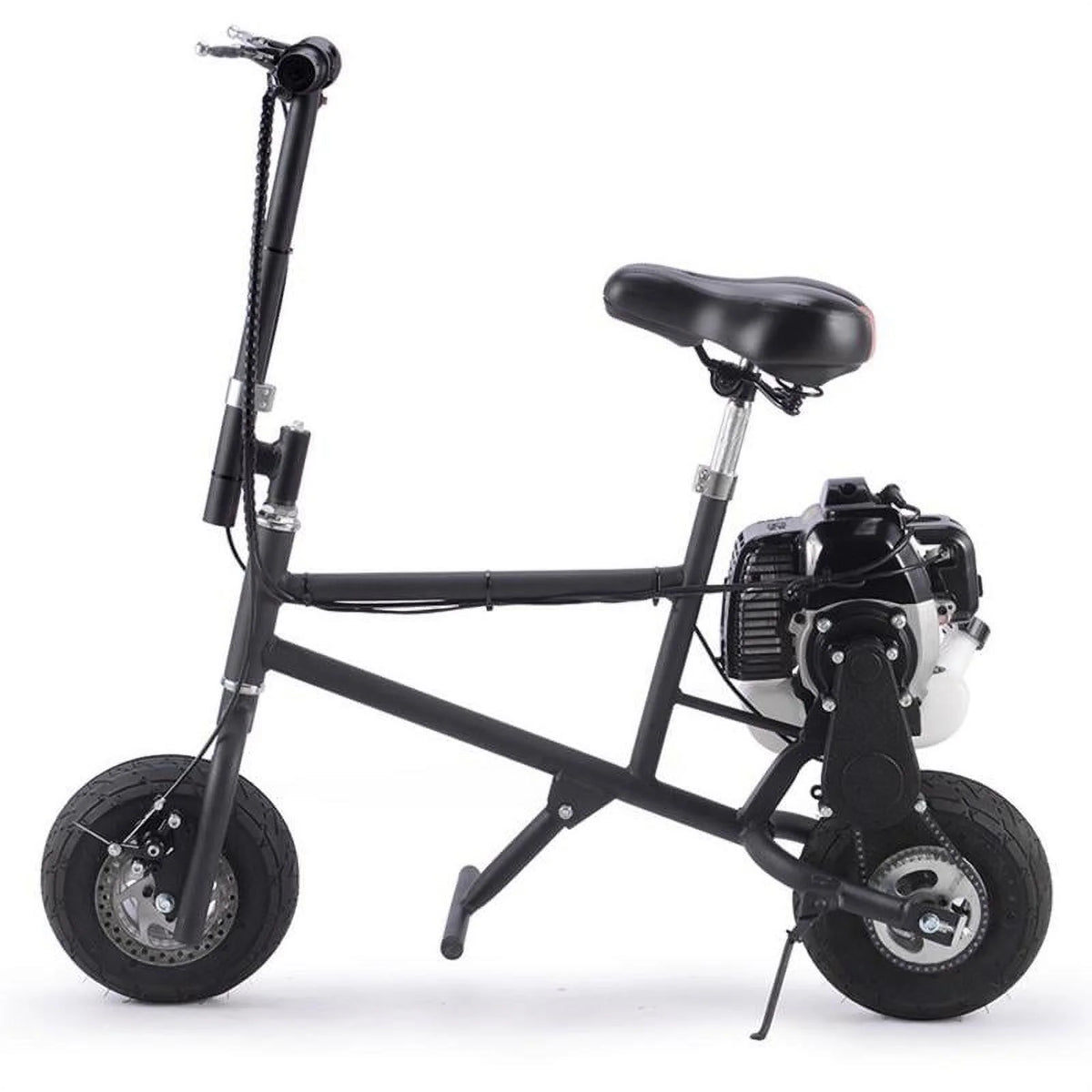 49cc Gas Powered Mini Bike Black Z370774