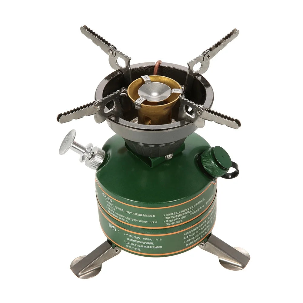 Portable Gasoline-burning Camping Furnace Cooker U723381
