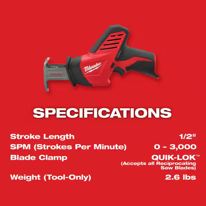 12V Cordless Reciprocating Saw Q48375