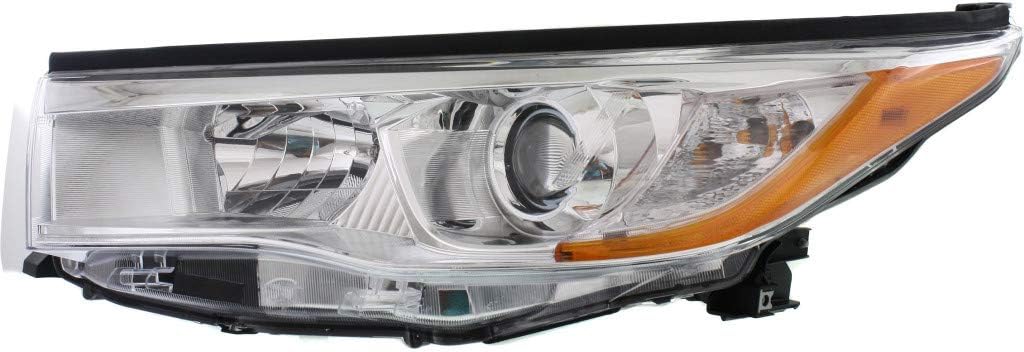 Smoked Chrome Accent Head Light Driver Side G28239