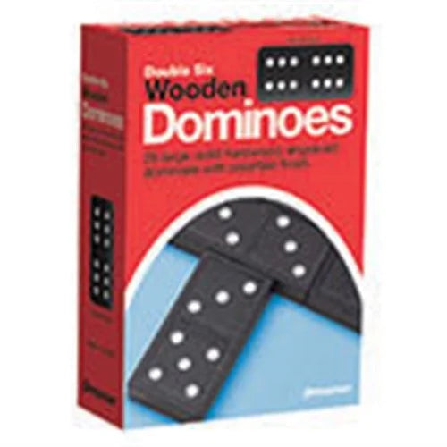 Double Six Wooden Dominoes A3405