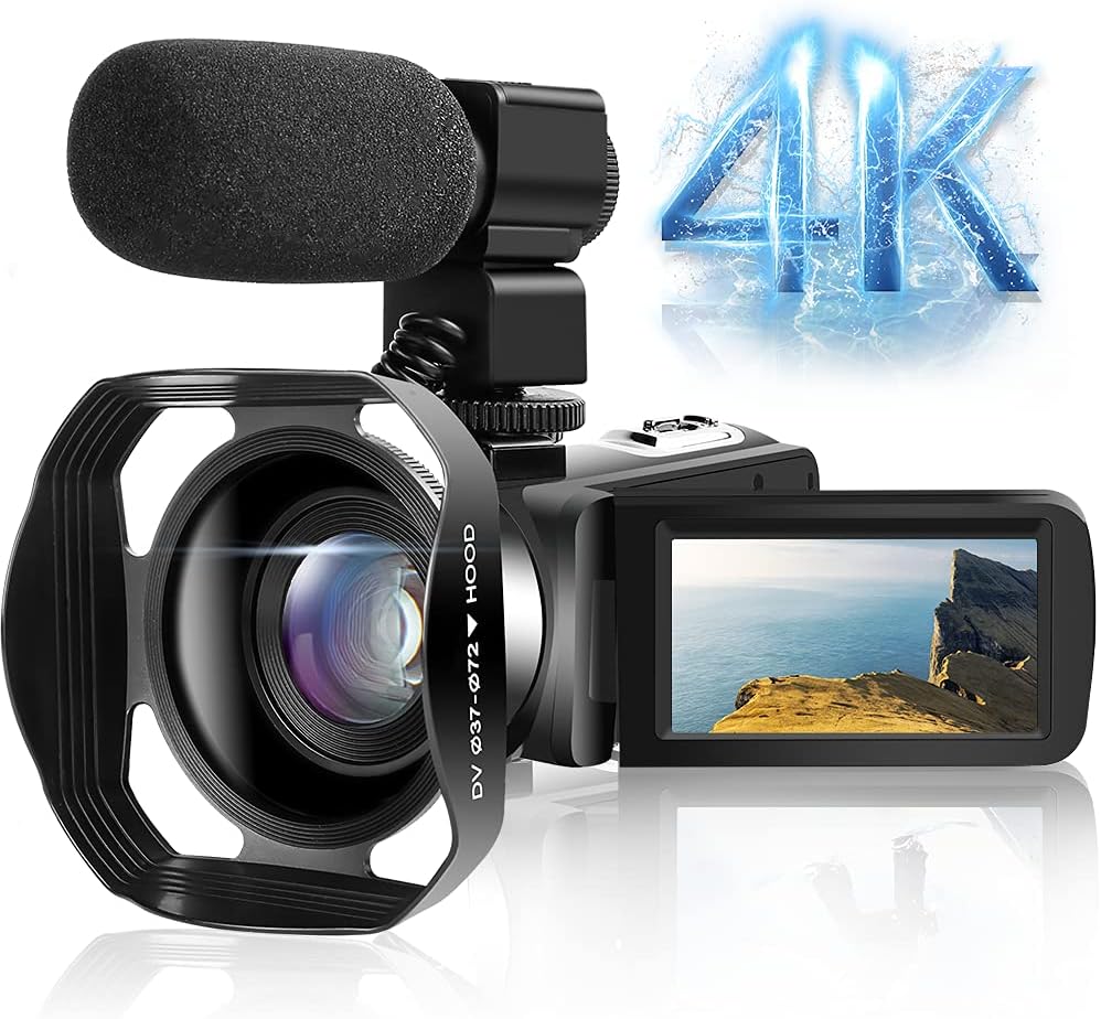 4K 48MP WiFi Camcorder with Touch Screen IR Night Vision F1710