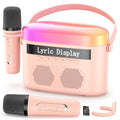 Portable Bluetooth Karaoke Machine with Lyrics Display Screen T57150