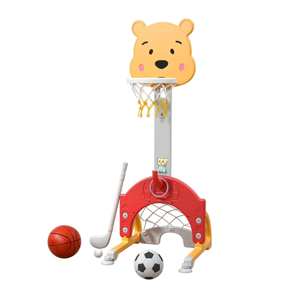 4 in 1 Adjustable Height Kids' Toddler Basketball Stand J63307