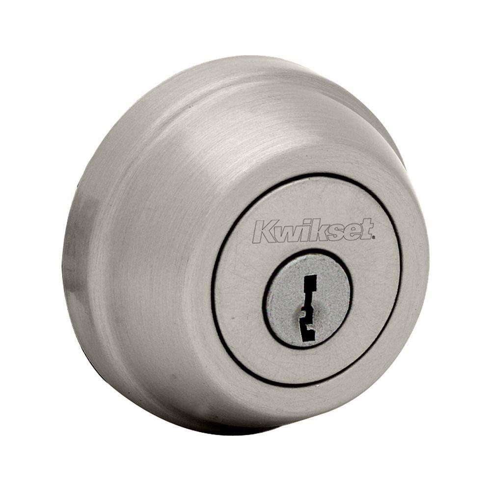 Satin Nickel Double Cylinder Deadbolt E705306