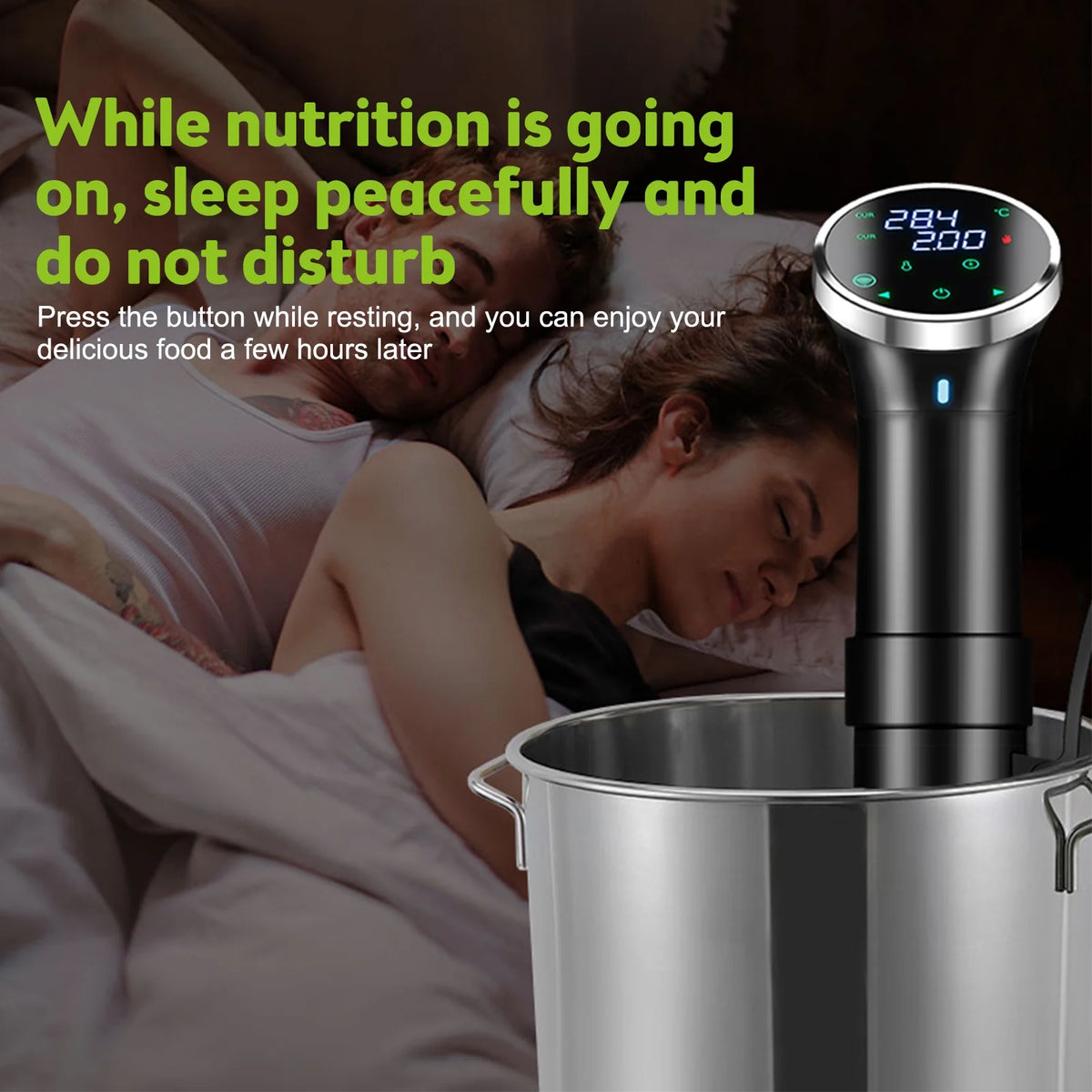 WiFi Sous Cooker Immersion Circulator 1100 Watts Digital Display A104