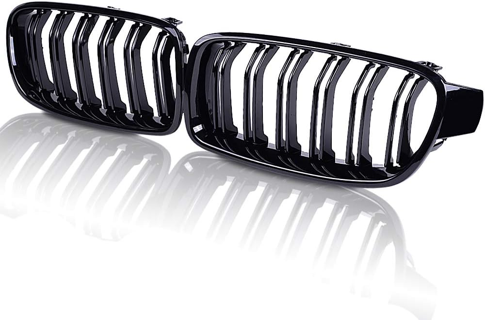 High Gloss Black ABS Grille Pack of 2 K2999