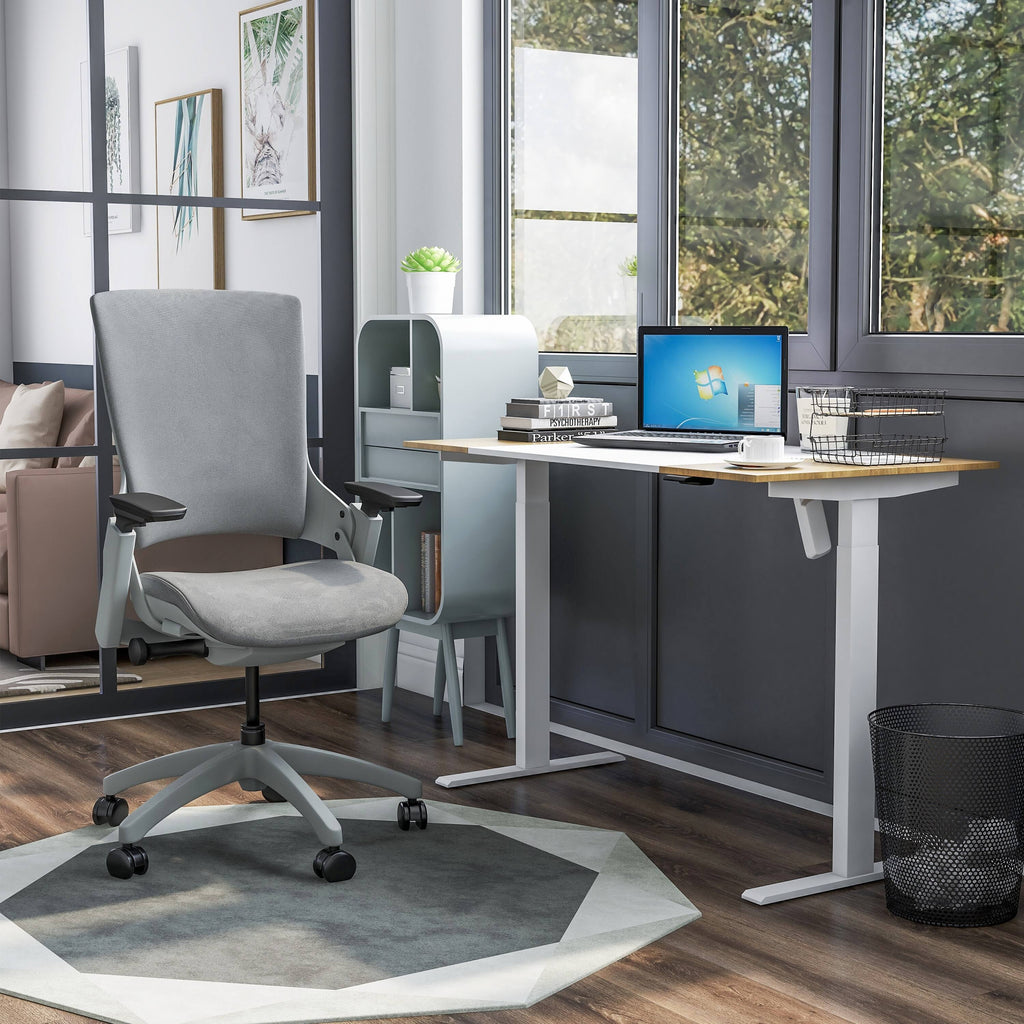 White 2-Piece Desk and Chair Set F139