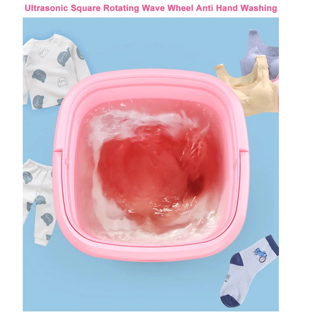 Compact Folding Washing Machine Pink I513
