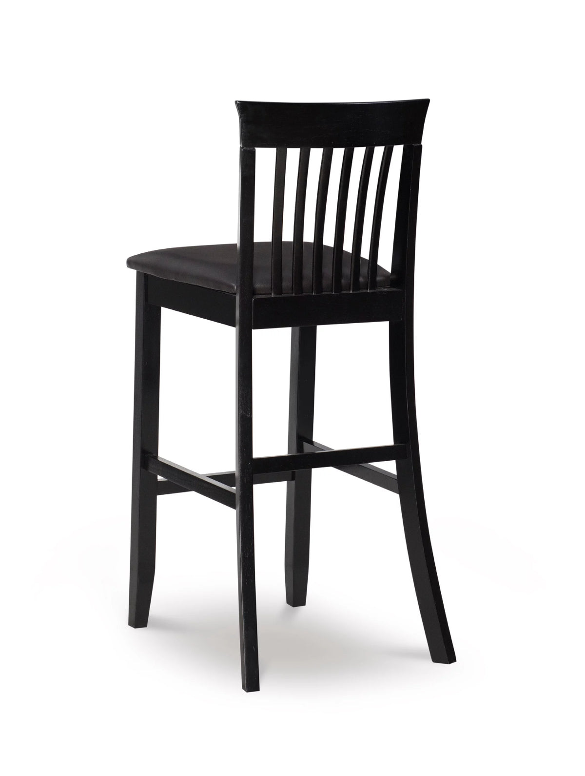 Black Indoor Wood Bar Stool L472