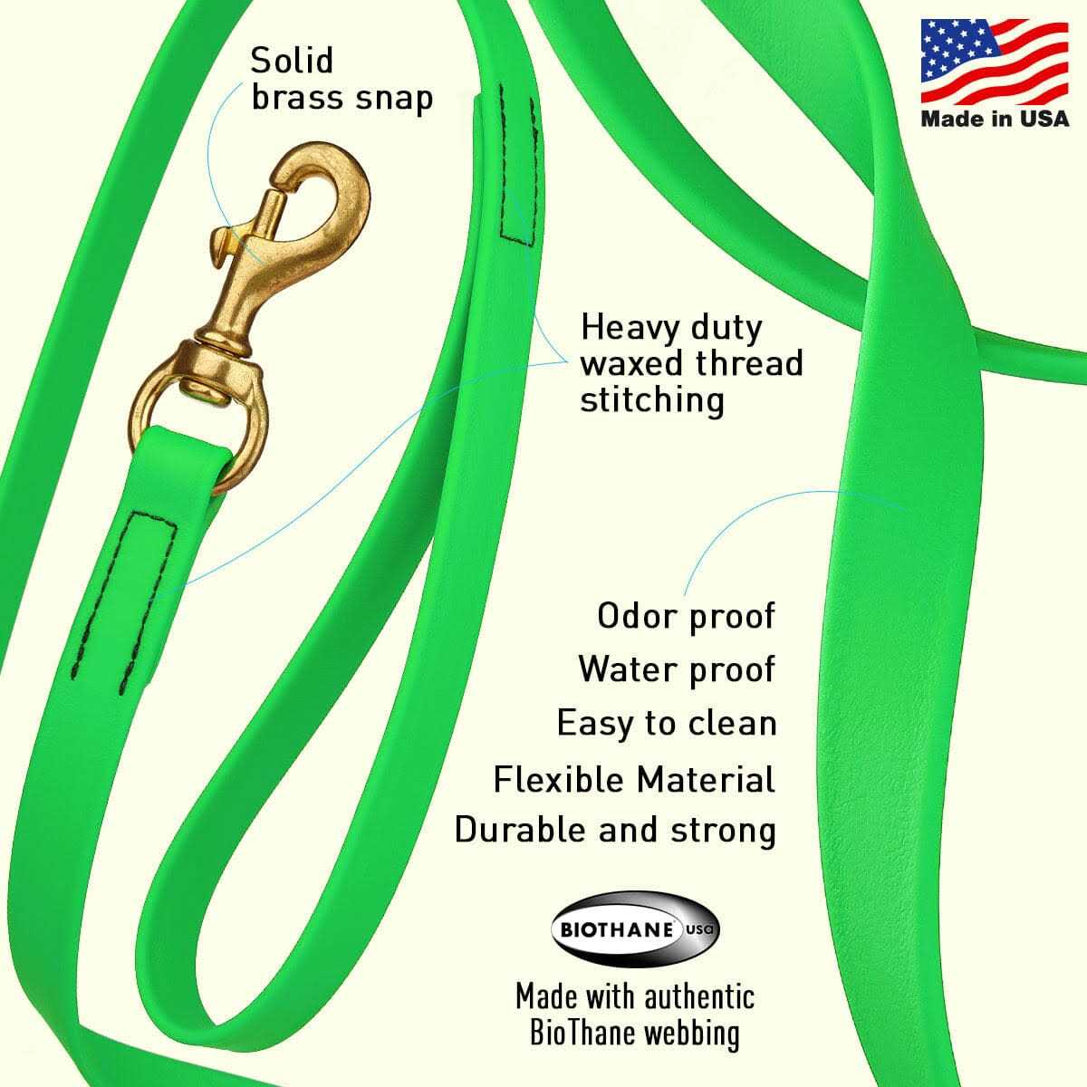 Waterproof Biothane Dog Leash D350149