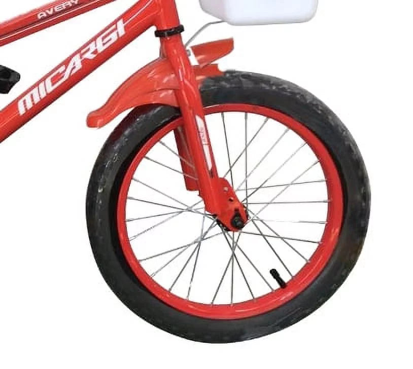 16 BMX Steel Frame Coaster Brake Bicycle with Baskets & Fenders U8662