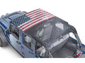 Sun Screen American Flag Jeep Wrangler K3587