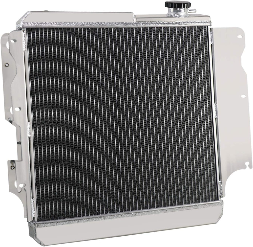 CoolingCare Radiator Compatible with 1987-2006 Jeep Wrangler TJ (4 Row + Fan Relay) A828