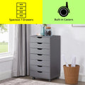 White 7 Drawer Dresser N93250