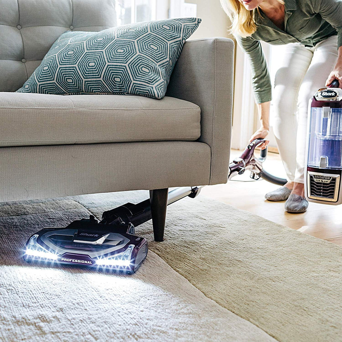 Restored Upright Vacuum with Brush Q50857